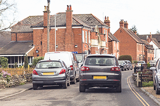 Hazard awareness - What should the driver of the grey car be especially aware of?