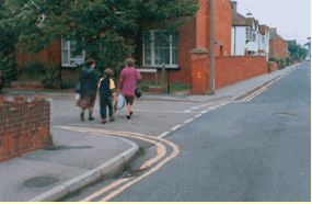 Vulnerable road users - What should you do if you want to turn left at a junction where pedestrians have started to cross?