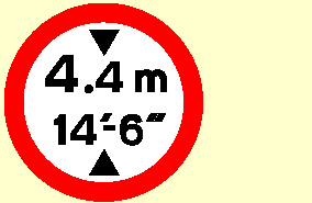 Road and traffic signs - Which type of vehicle does this sign apply to?