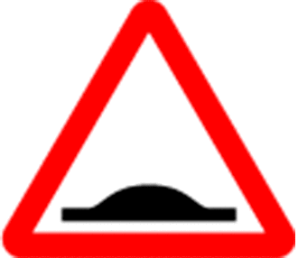 Vehicle handling - You're travelling on a road that has road humps. What should you do when the driver in front is travelling more slowly than you?