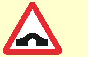 Vehicle weights and dimensions - You're driving a low loader and you see this sign. What's your main concern at this hazard?