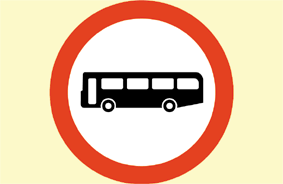 Road and traffic signs - You're driving an articulated lorry. What should you do when you see this sign?