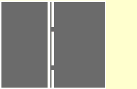 Road and traffic signs - The double white line along the centre of the road is unbroken on your side. When may you cross the line?