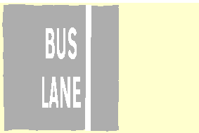 Road and traffic signs - A bus-lane sign shows no hours of operation. When is the bus lane in operation?