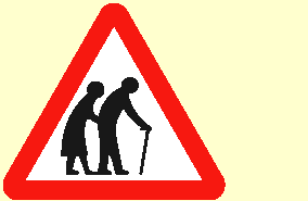 Vulnerable road users - What would you do if you see older people crossing the road ahead?