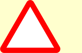 Road and traffic signs - What's the purpose of triangular shaped signs?