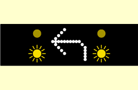 Road and traffic signs - What does it mean if you see this signal on the motorway?