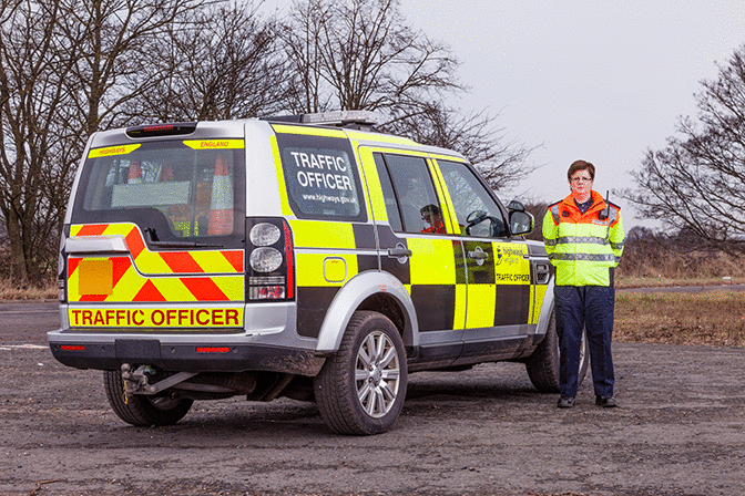 Motorway rules - Traffic officers operate on motorways and some primary routes in England and Wales. What are they authorised to do?